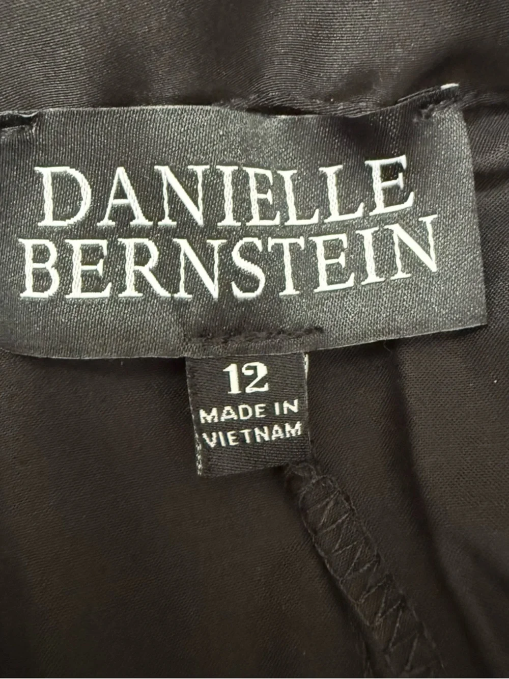 DANIELLE BERNSTEIN black tailored